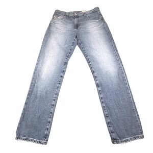 AG Adriano Goldschmied Ex-Boyfriend Slouchy Slim Japanese Fabric Jeans Blue 28